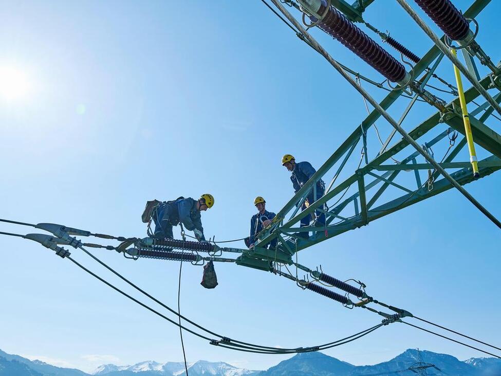 Hochspannungsmast Werben