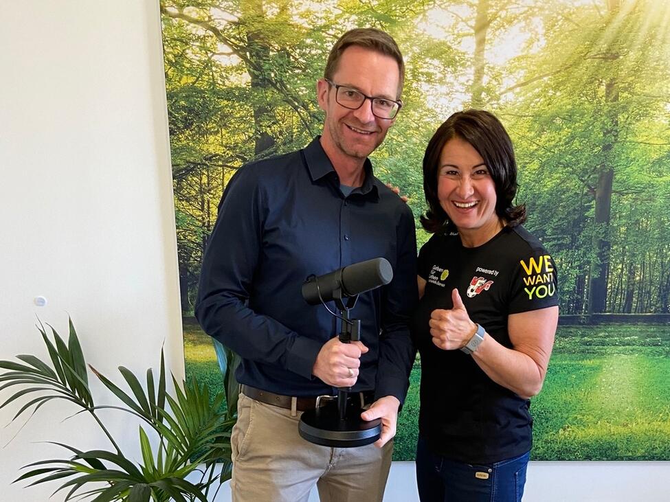 Christof Burtscher mit Susanne Marosch
